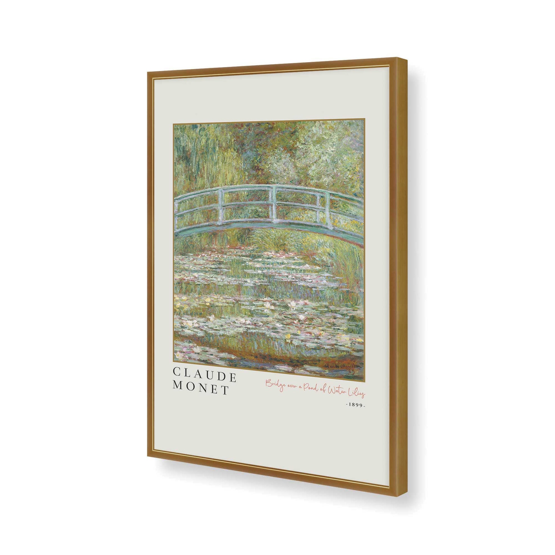 [Color:Polished Gold], Picture of art in a Polished Gold frame of the corner