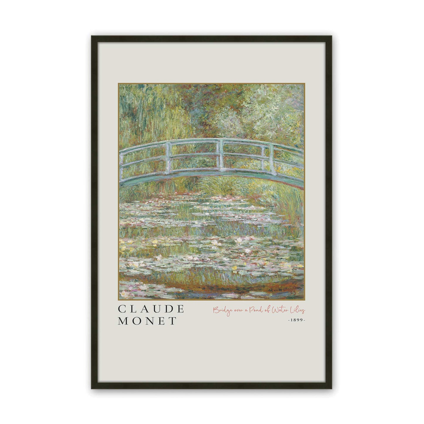 [Color:Satin Black], Picture of art in a Satin Black frame