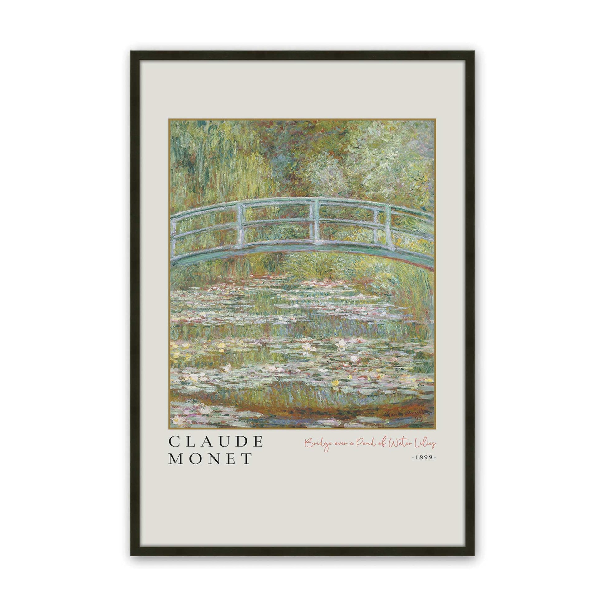 [Color:Satin Black], Picture of art in a Satin Black frame