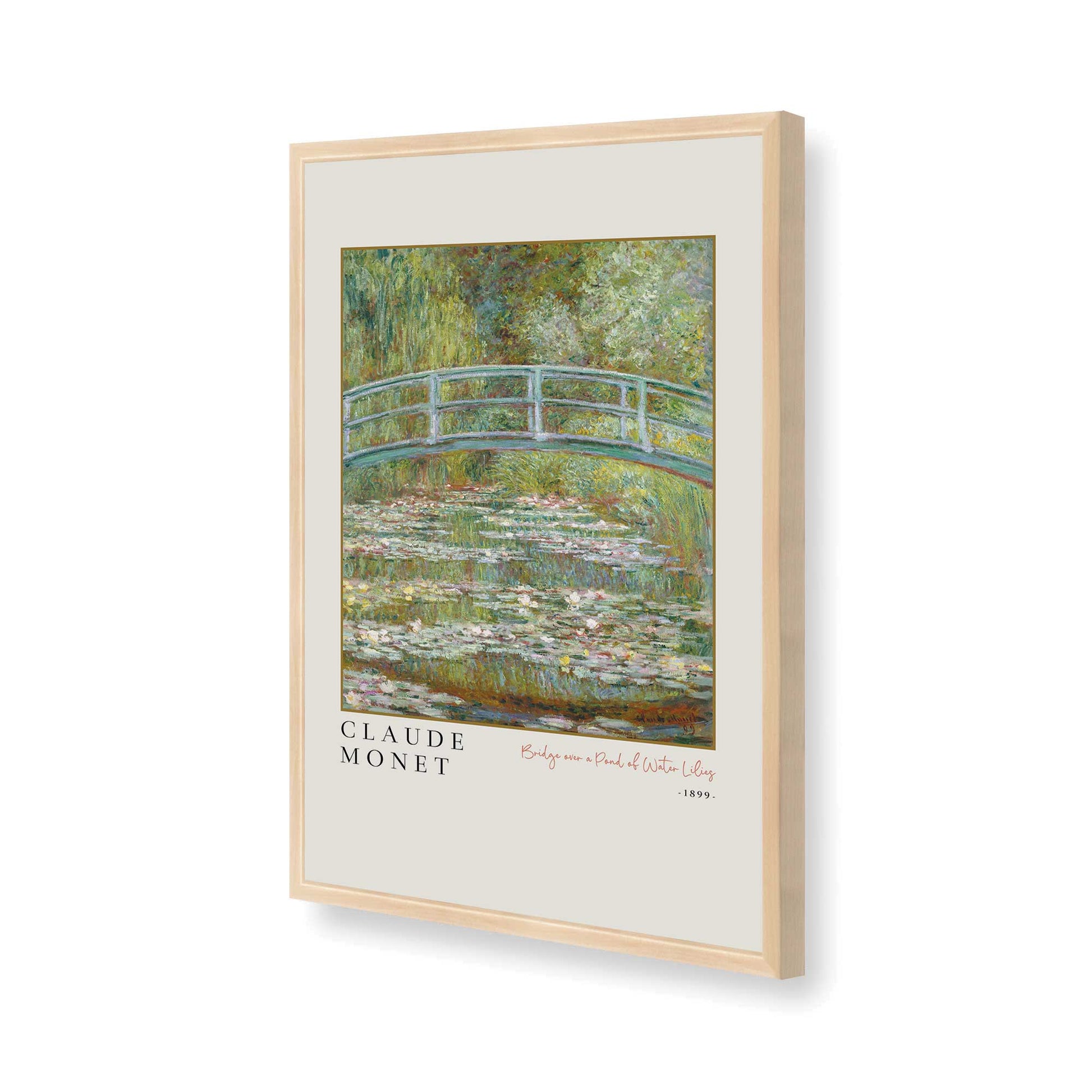 [Color:Raw Maple], Picture of art in a Raw Maple frame of the corner