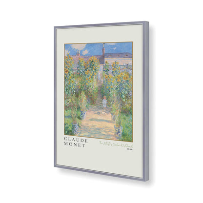 [Color:Polished Chrome], Picture of art in a Polished Chrome frame of the corner