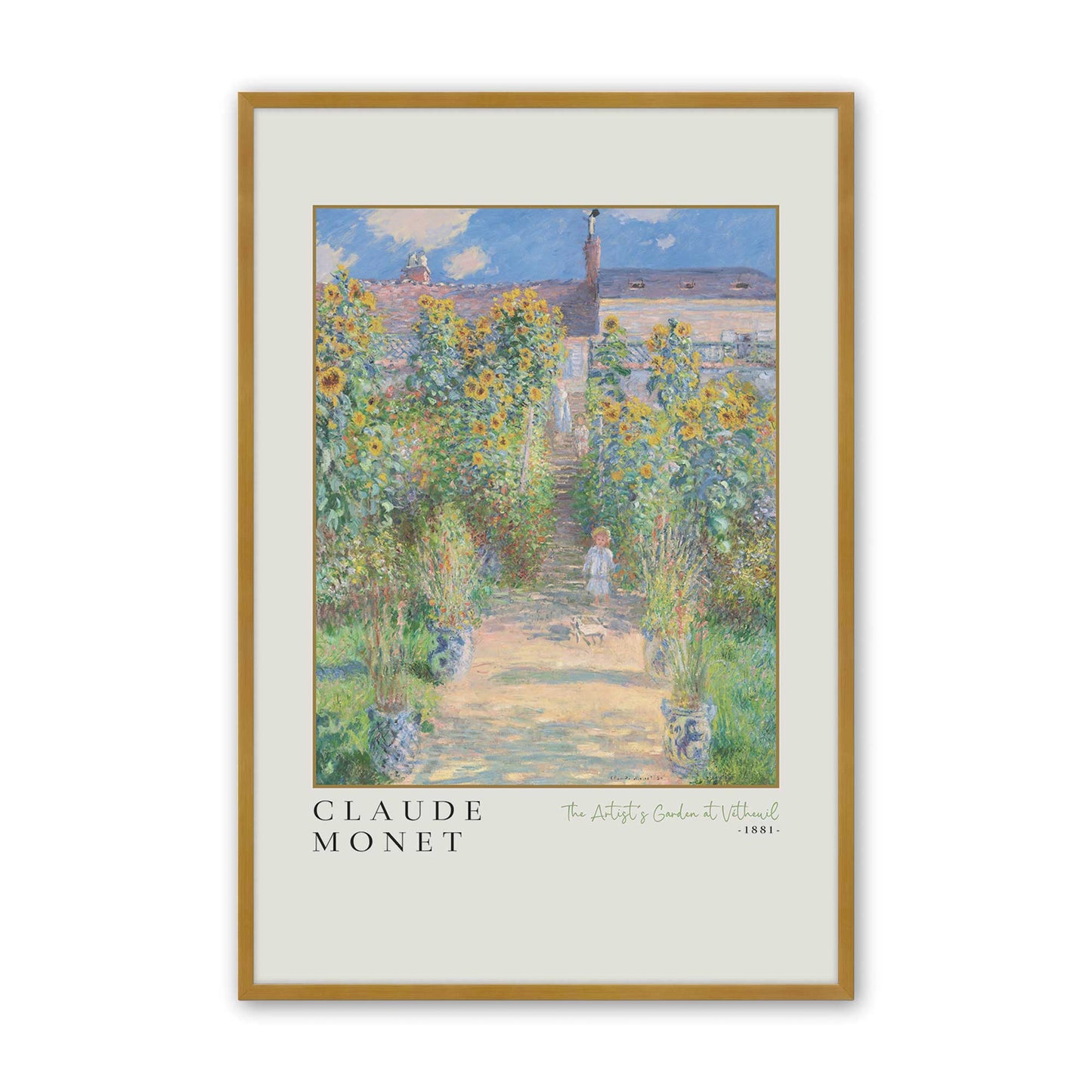 [Color:Polished Gold], Picture of art in a Polished Gold frame