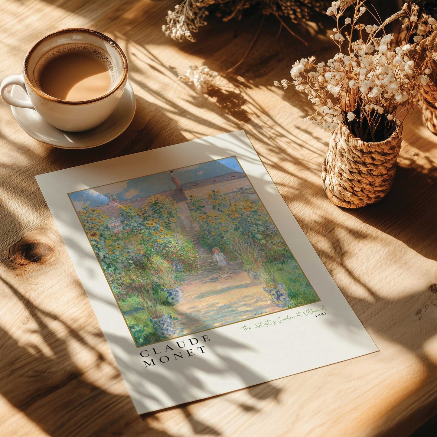 [color:Rolled Print], Picture of art in a room