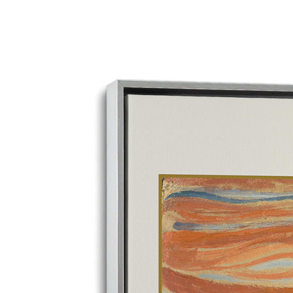 [Color:Polished Chrome], Picture of art in a Polished Chrome frame at an angle