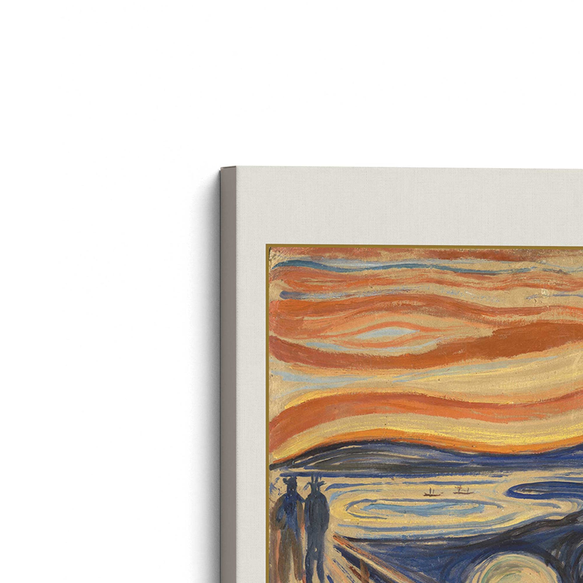 [Color:Stretched Canvas], Picture of the corner of the art