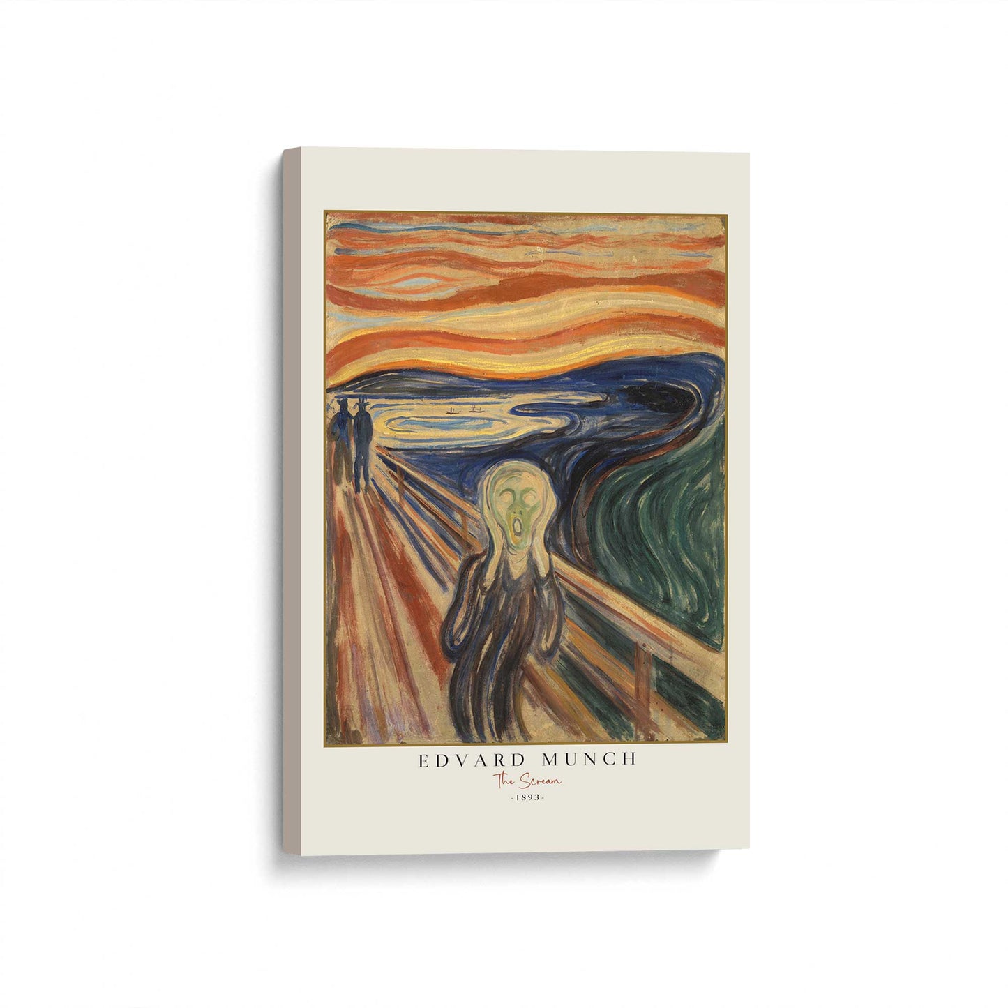 [Color:Stretched Canvas], Picture of art at an angle