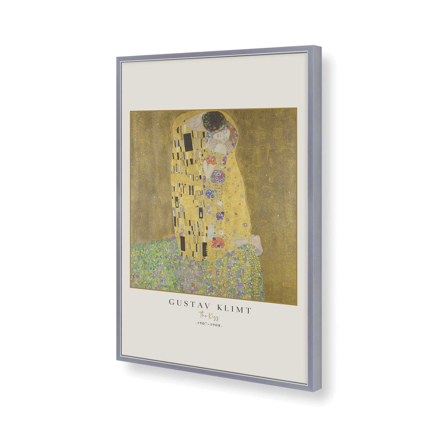 [Color:Polished Chrome], Picture of art in a Polished Chrome frame of the corner