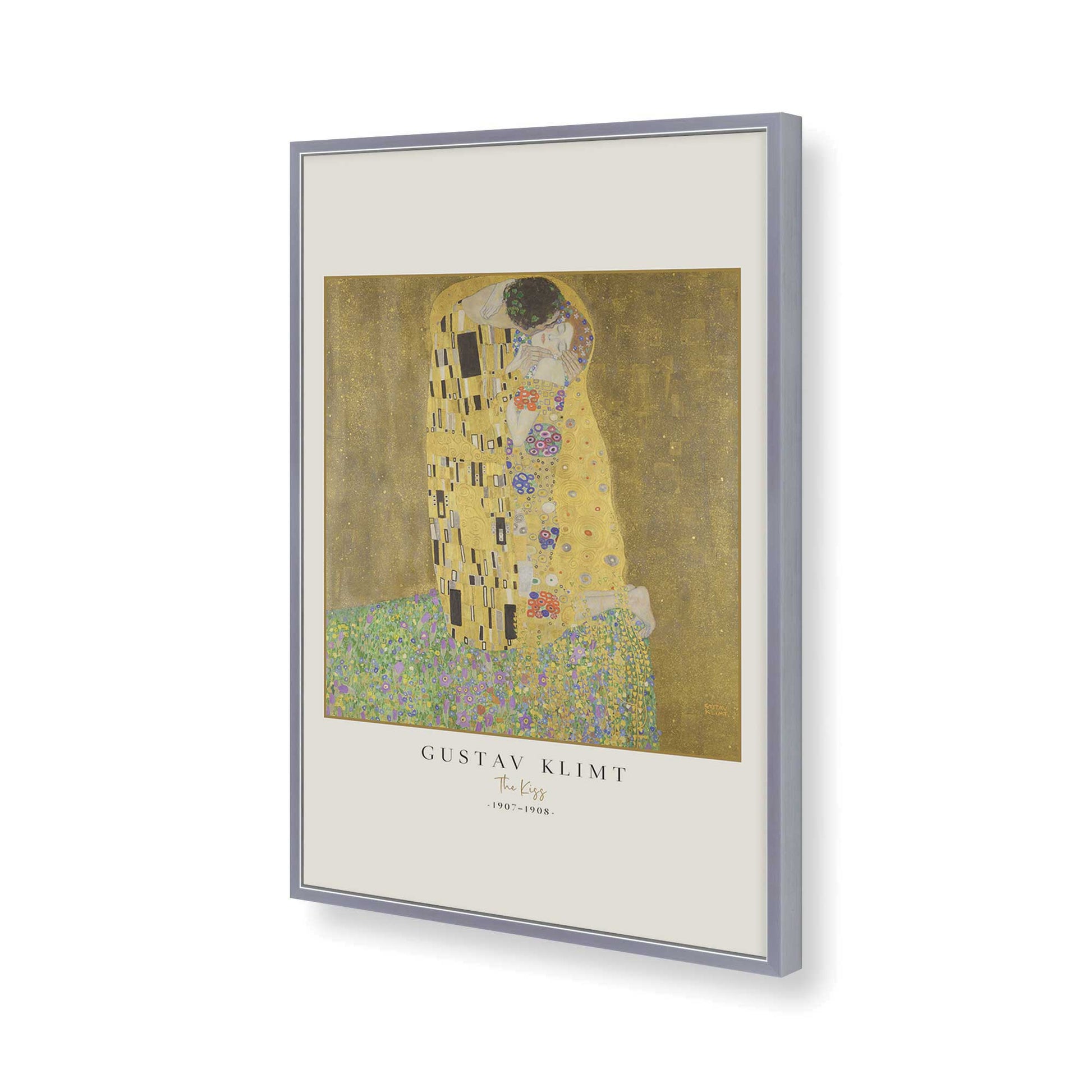 [Color:Polished Chrome], Picture of art in a Polished Chrome frame of the corner
