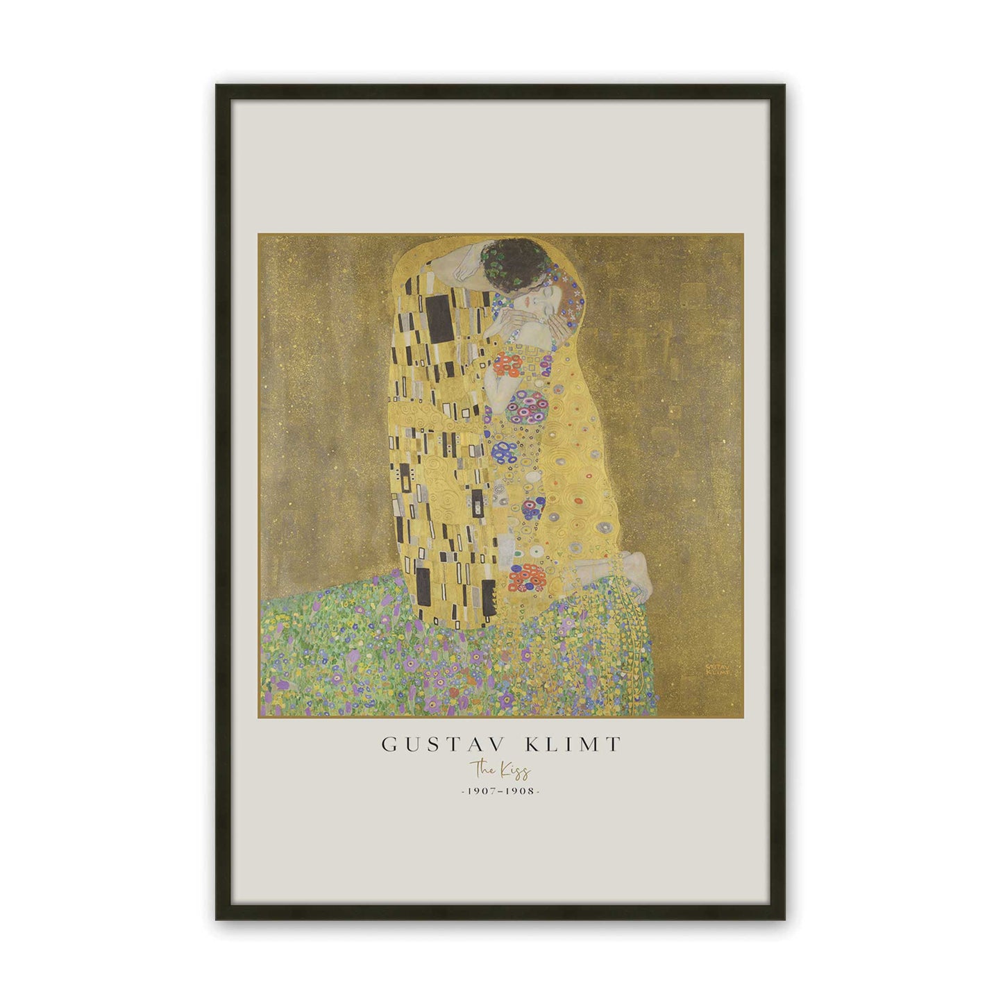 [Color:Satin Black], Picture of art in a Satin Black frame