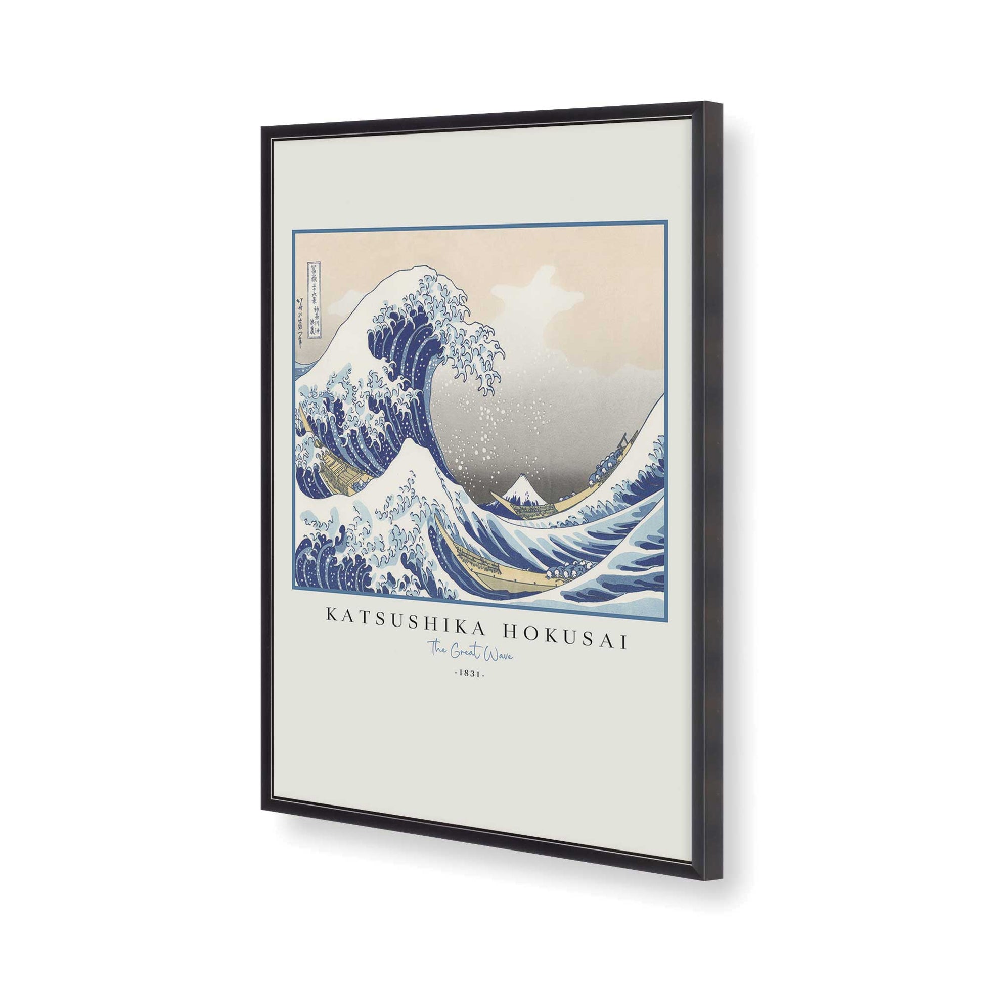 [Color:Weathered Zinc], Picture of art in a Weathered Zinc frame of the corner