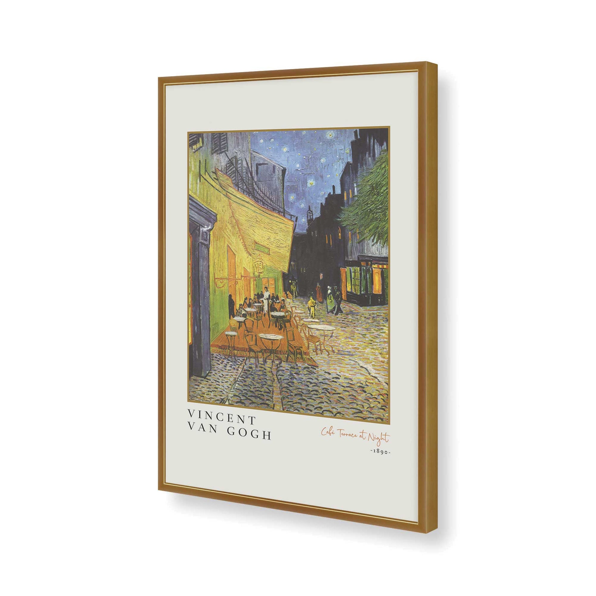 [Color:Polished Gold], Picture of art in a Polished Gold frame of the corner