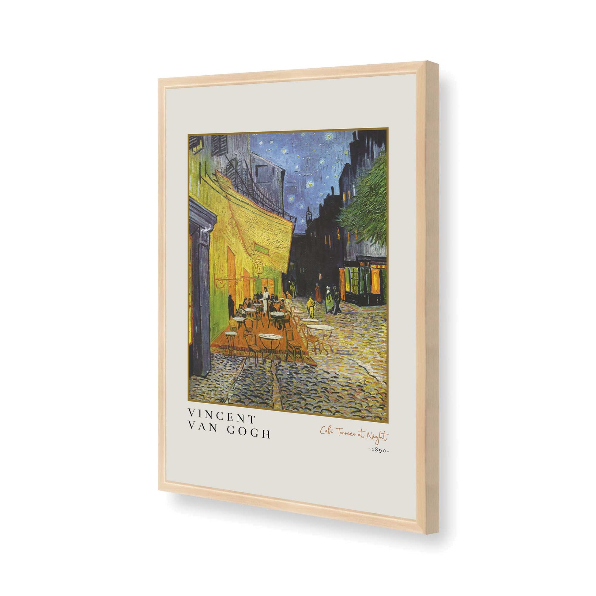 [Color:Raw Maple], Picture of art in a Raw Maple frame of the corner