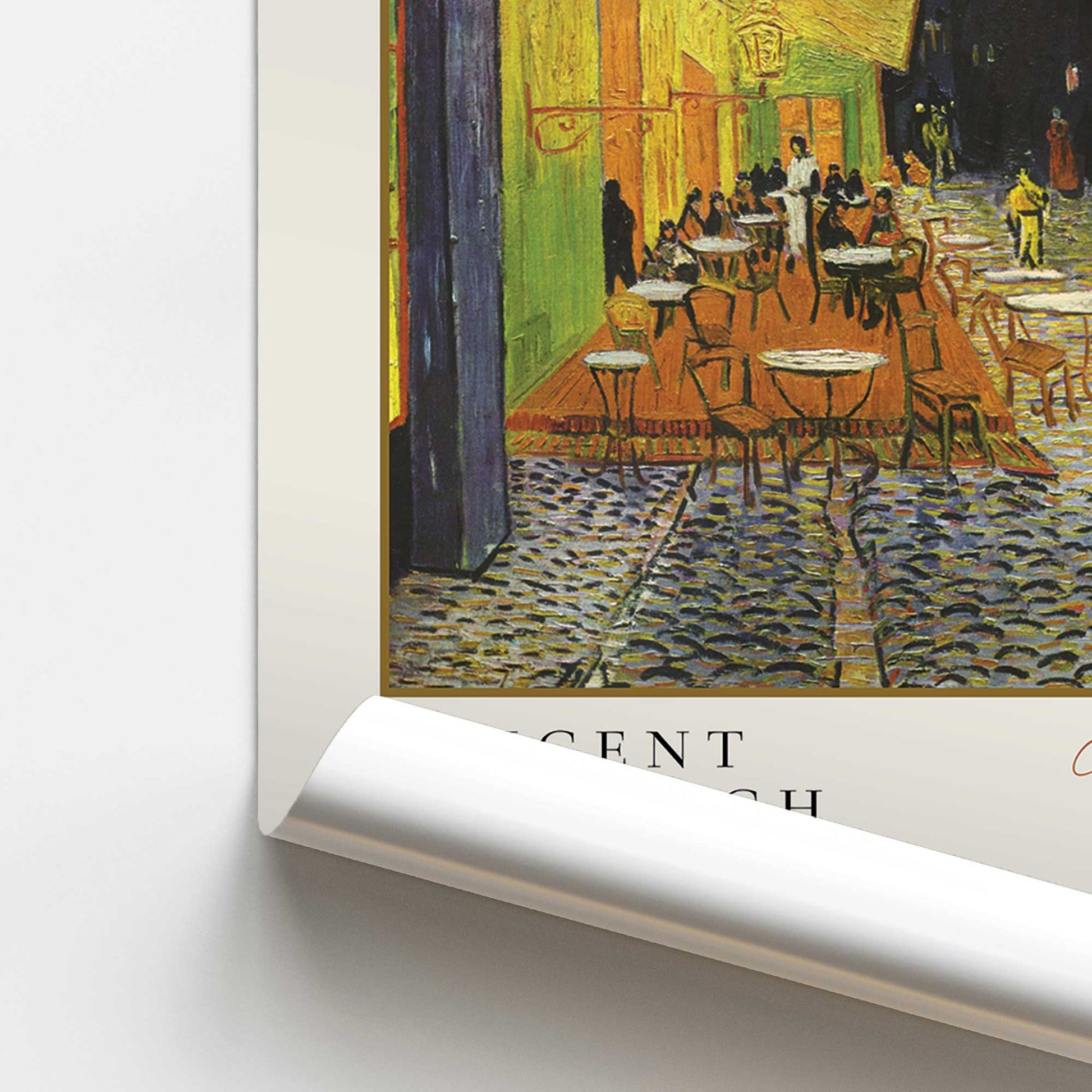 [color:Rolled Print], Picture of close up of art