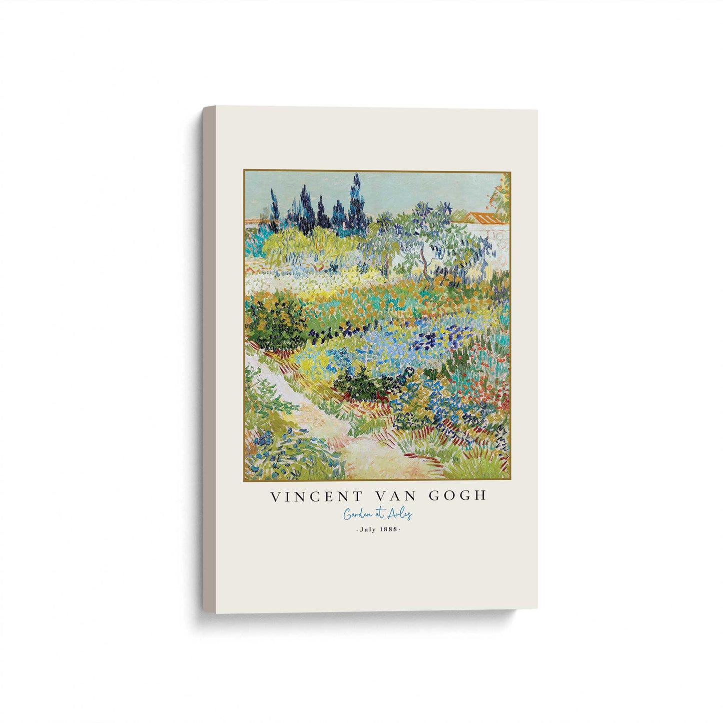 [Color:Stretched Canvas], Picture of art at an angle