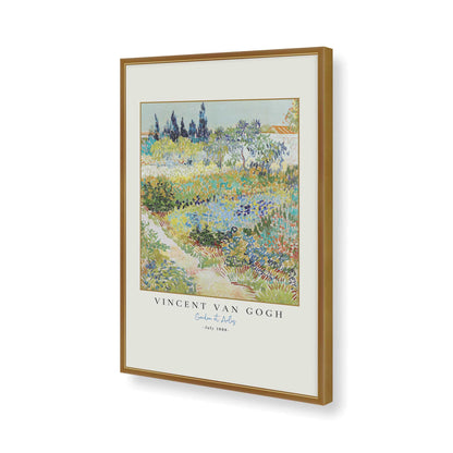 [Color:Polished Gold], Picture of art in a Polished Gold frame of the corner
