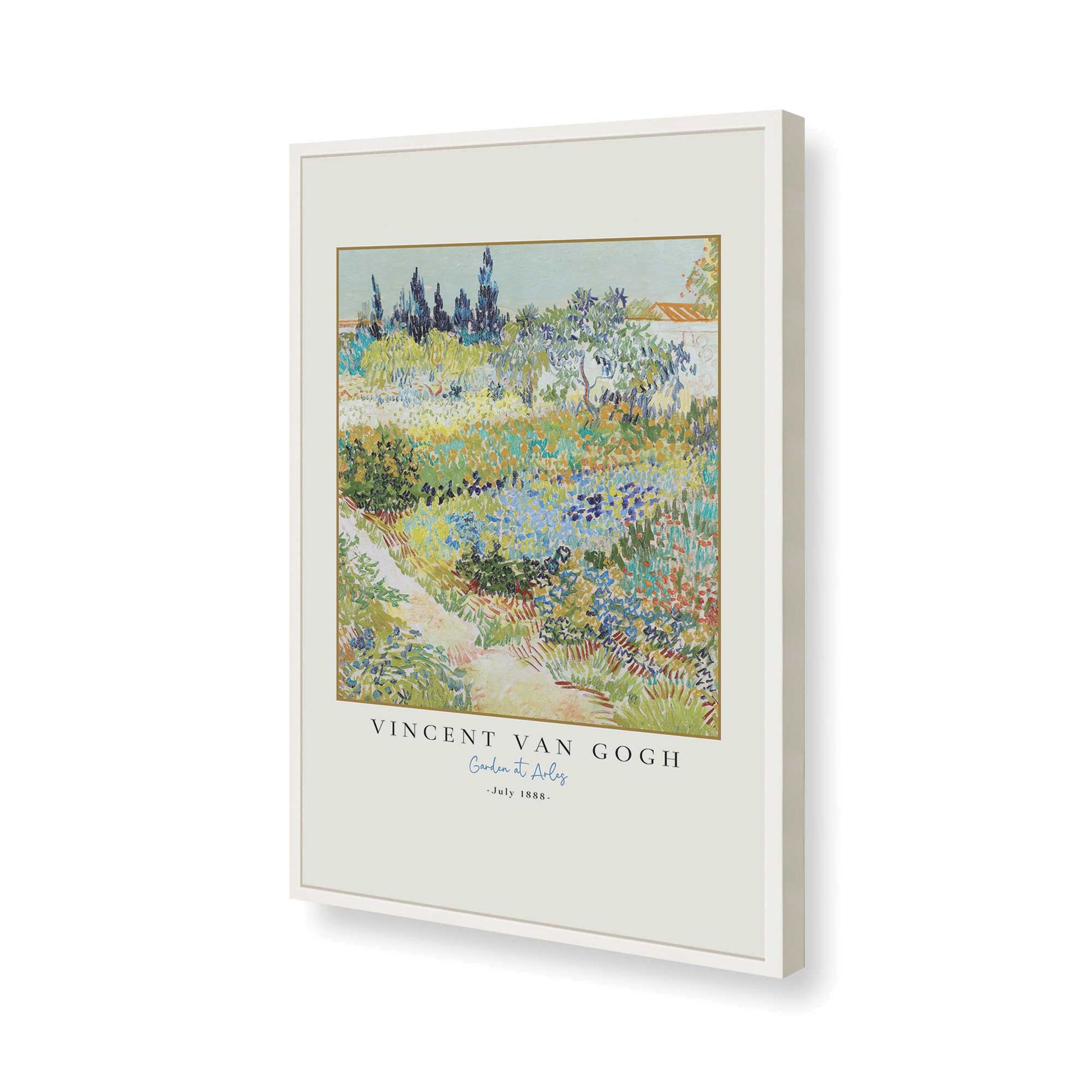 [Color:Opaque White], Picture of art in a Opaque White frame of the corner
