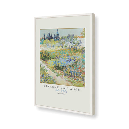 [Color:Opaque White], Picture of art in a Opaque White frame of the corner