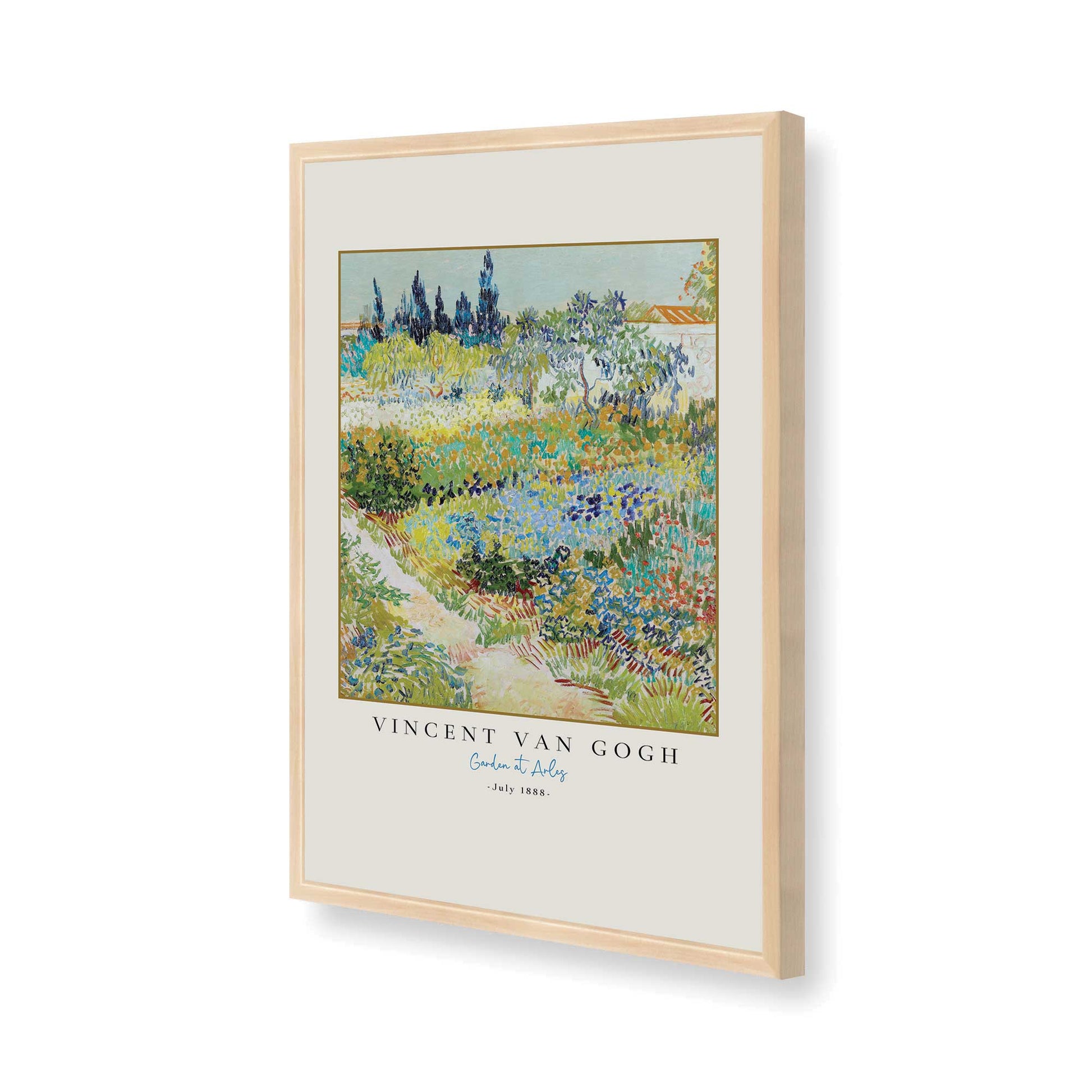 [Color:Raw Maple], Picture of art in a Raw Maple frame of the corner