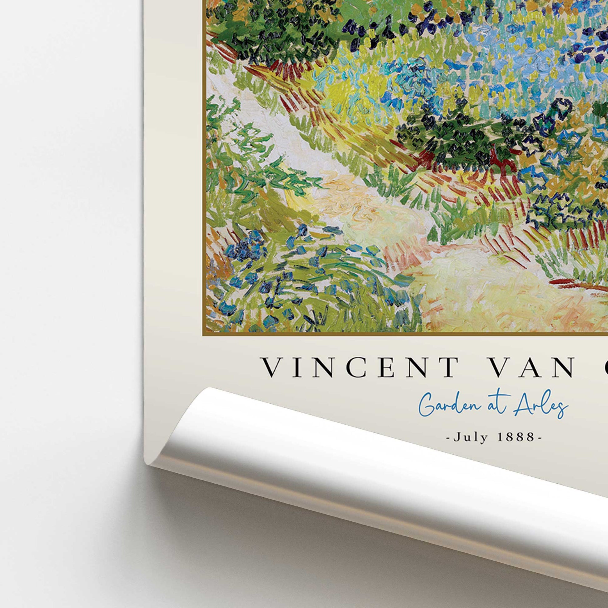 [color:Rolled Print], Picture of close up of art