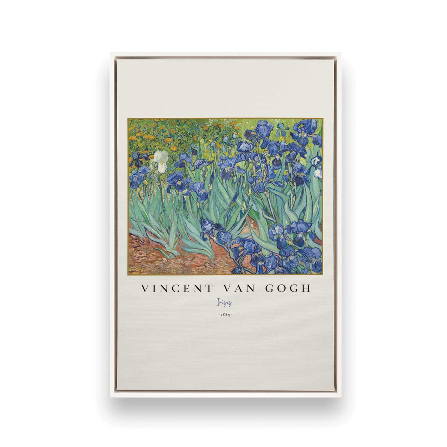 [Color:Opaque White], Picture of art in a White frame