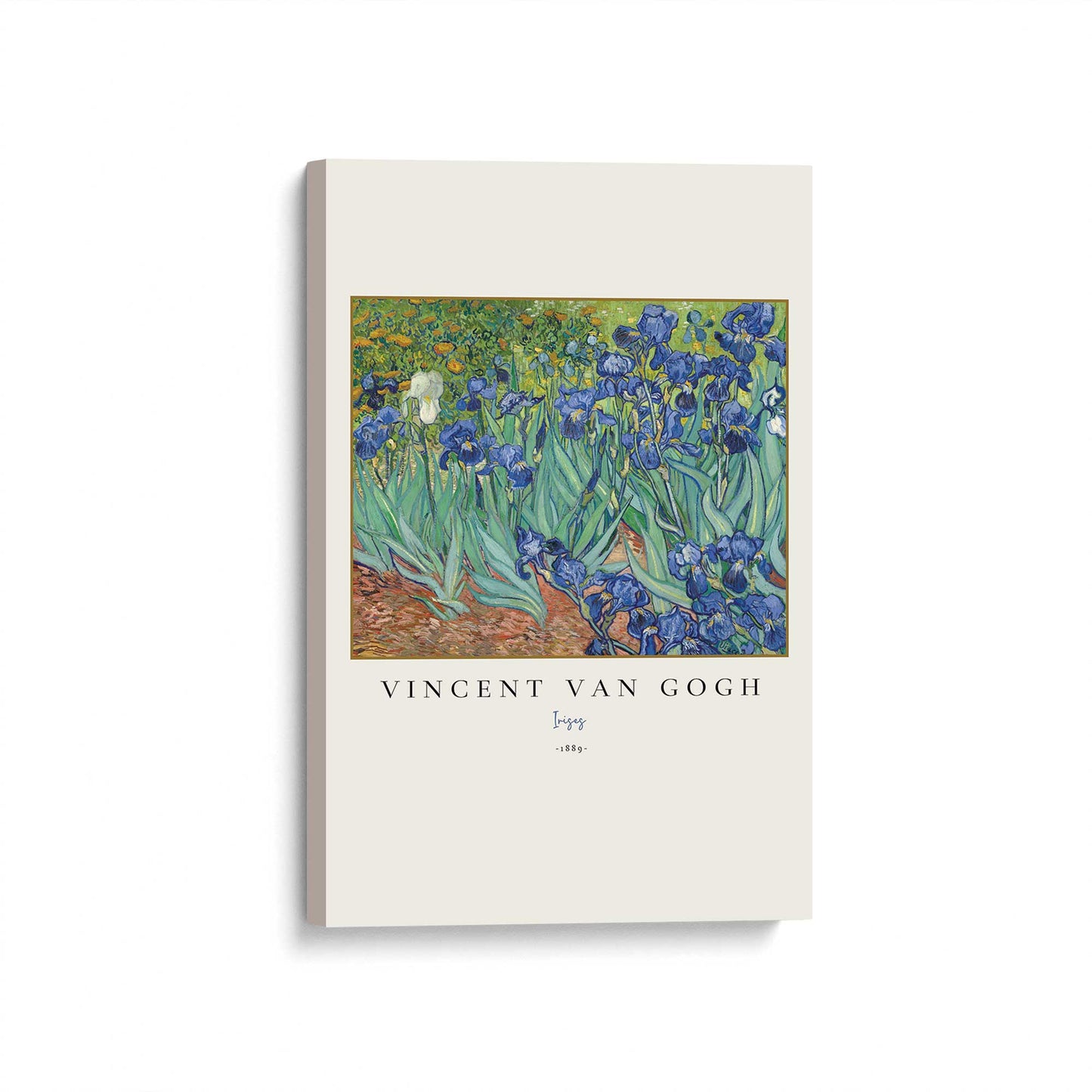 [Color:Stretched Canvas], Picture of art at an angle