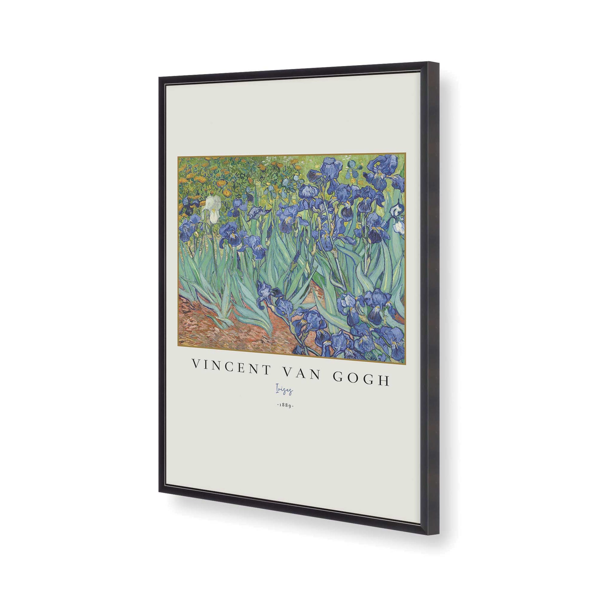 [Color:Weathered Zinc], Picture of art in a Weathered Zinc frame of the corner
