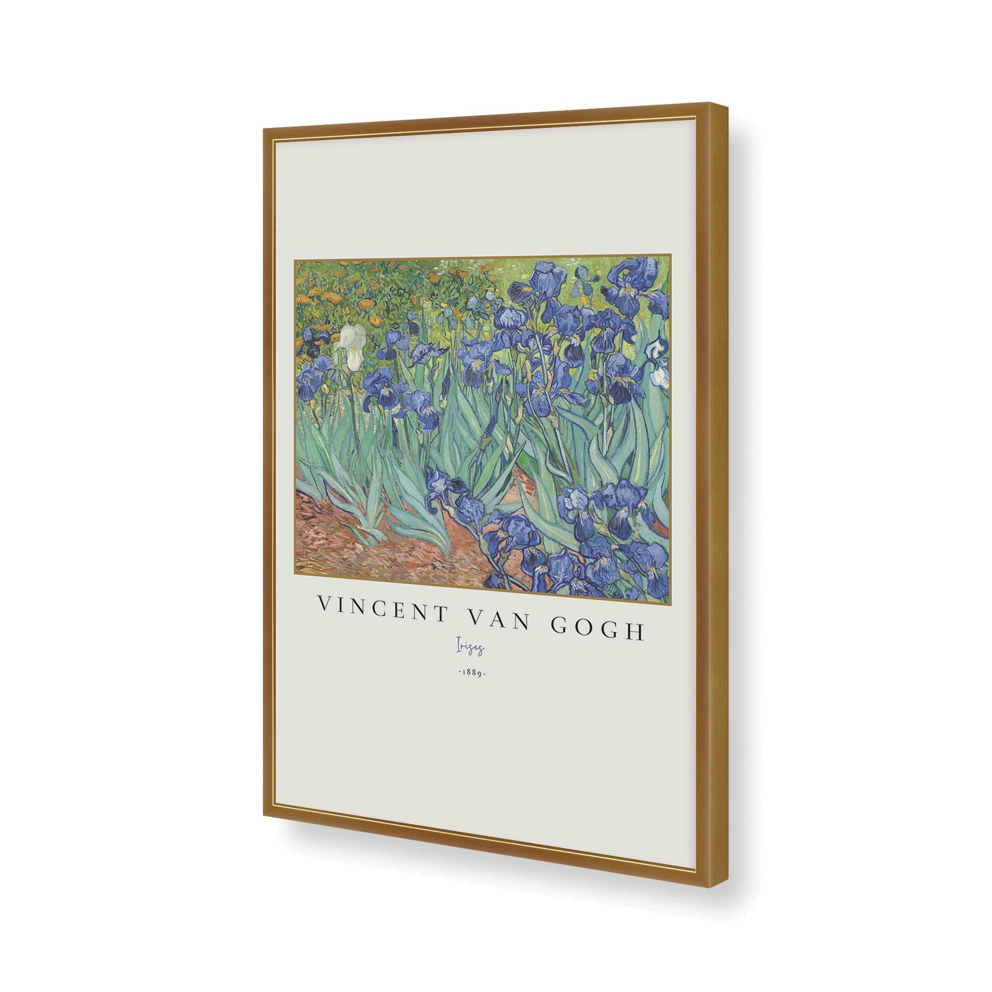 [Color:Polished Gold], Picture of art in a Polished Gold frame of the corner