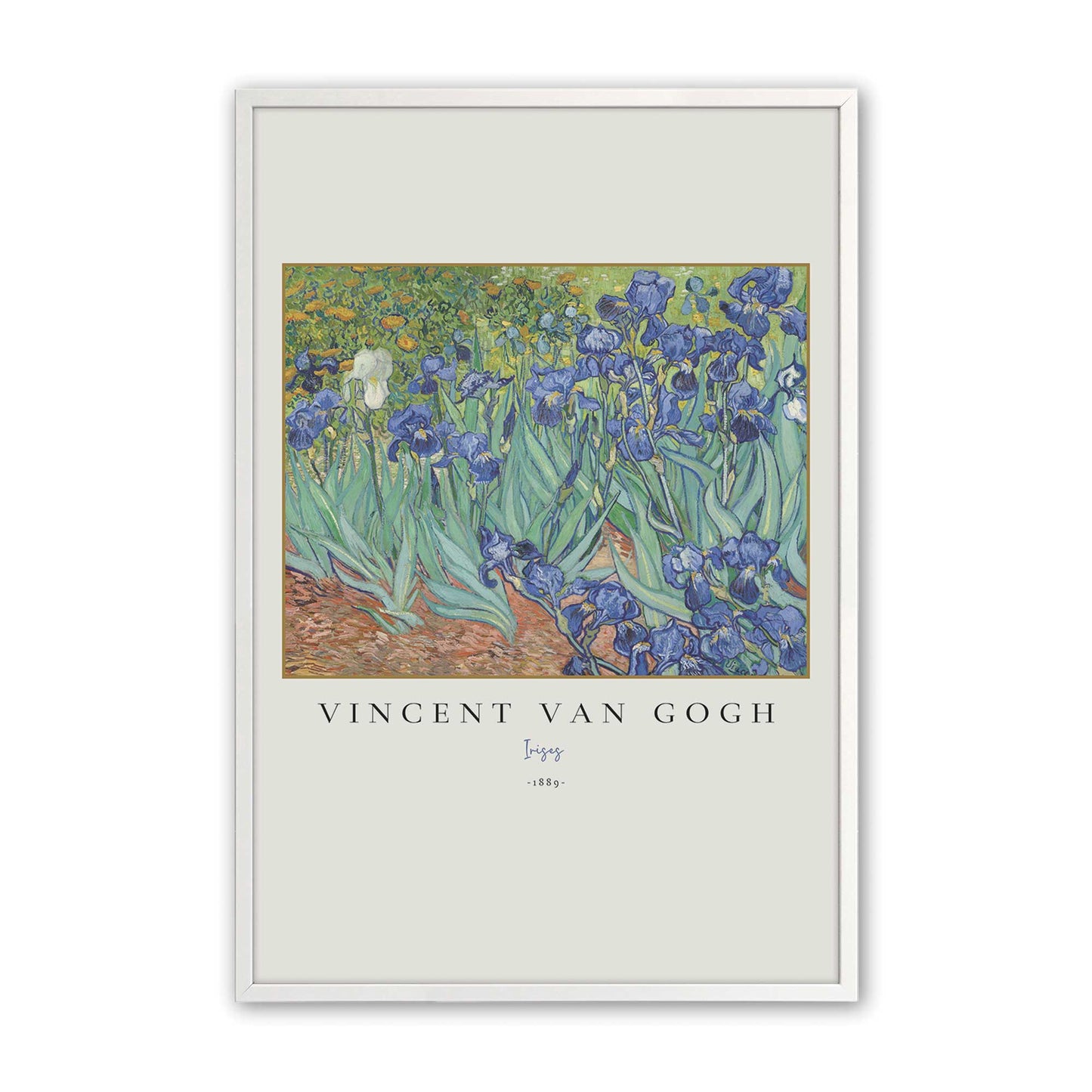 [Color:Opaque White], Picture of art in a Opaque White frame