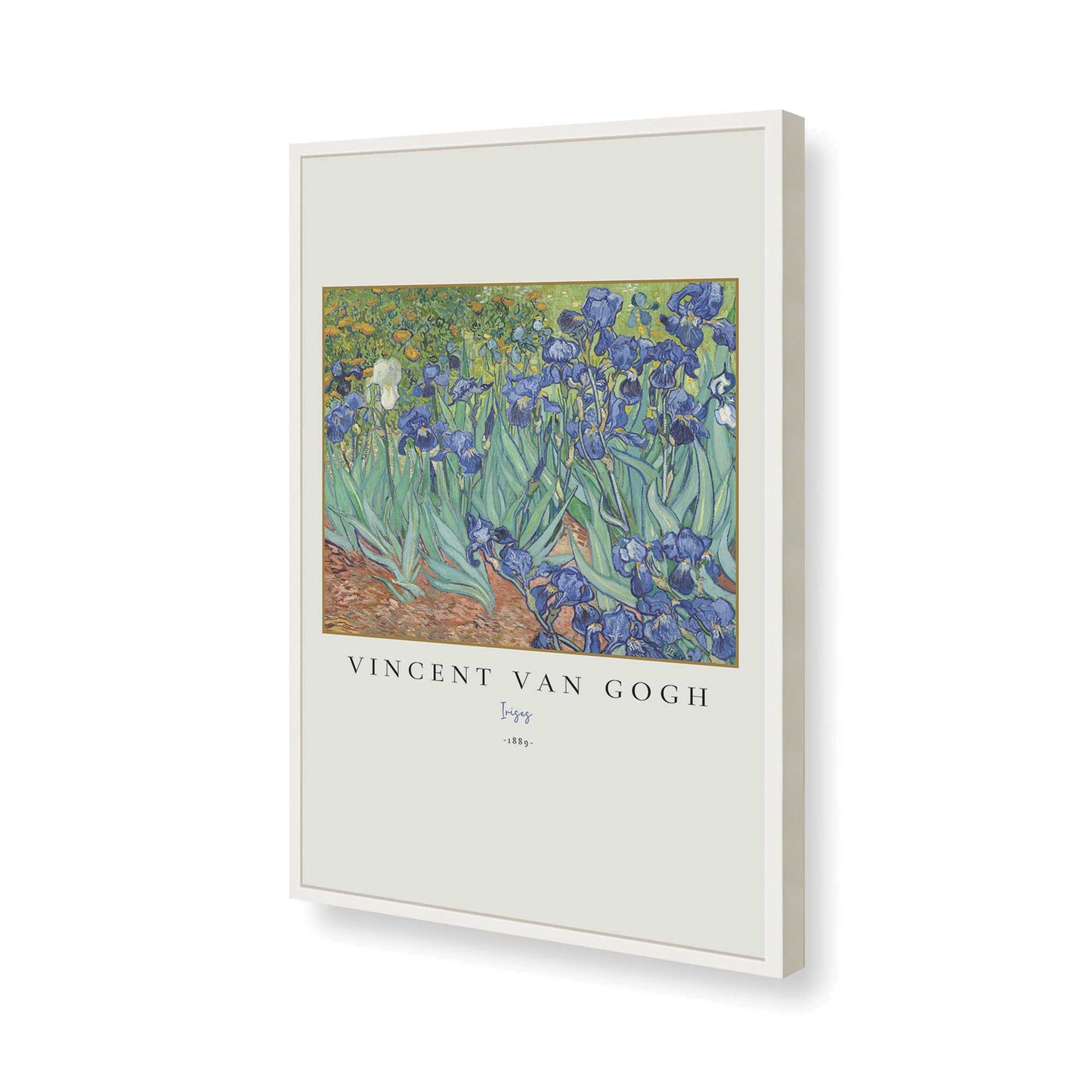 [Color:Opaque White], Picture of art in a Opaque White frame of the corner