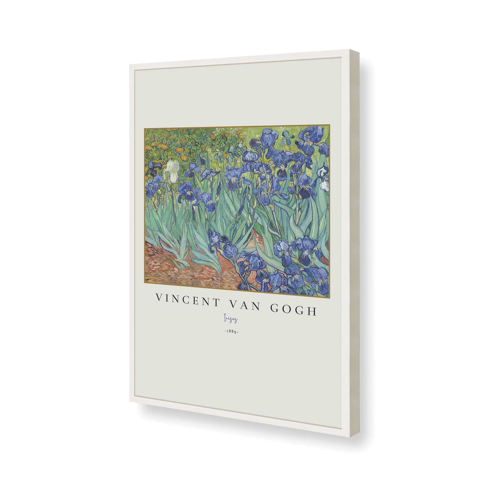 [Color:Opaque White], Picture of art in a Opaque White frame of the corner