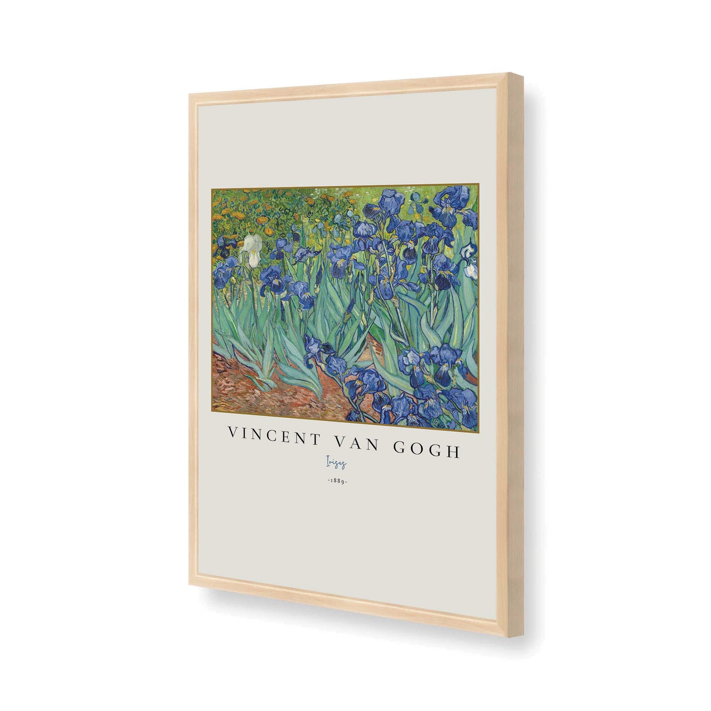 [Color:Raw Maple], Picture of art in a Raw Maple frame of the corner