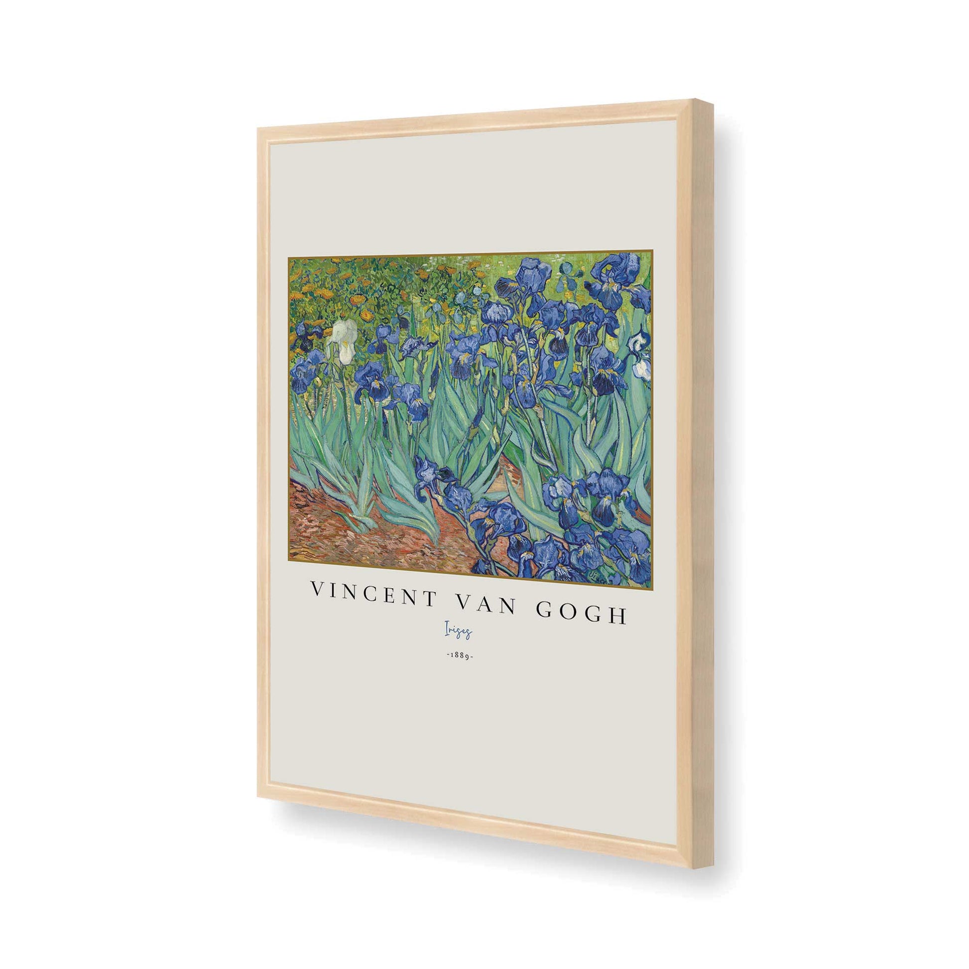 [Color:Raw Maple], Picture of art in a Raw Maple frame of the corner