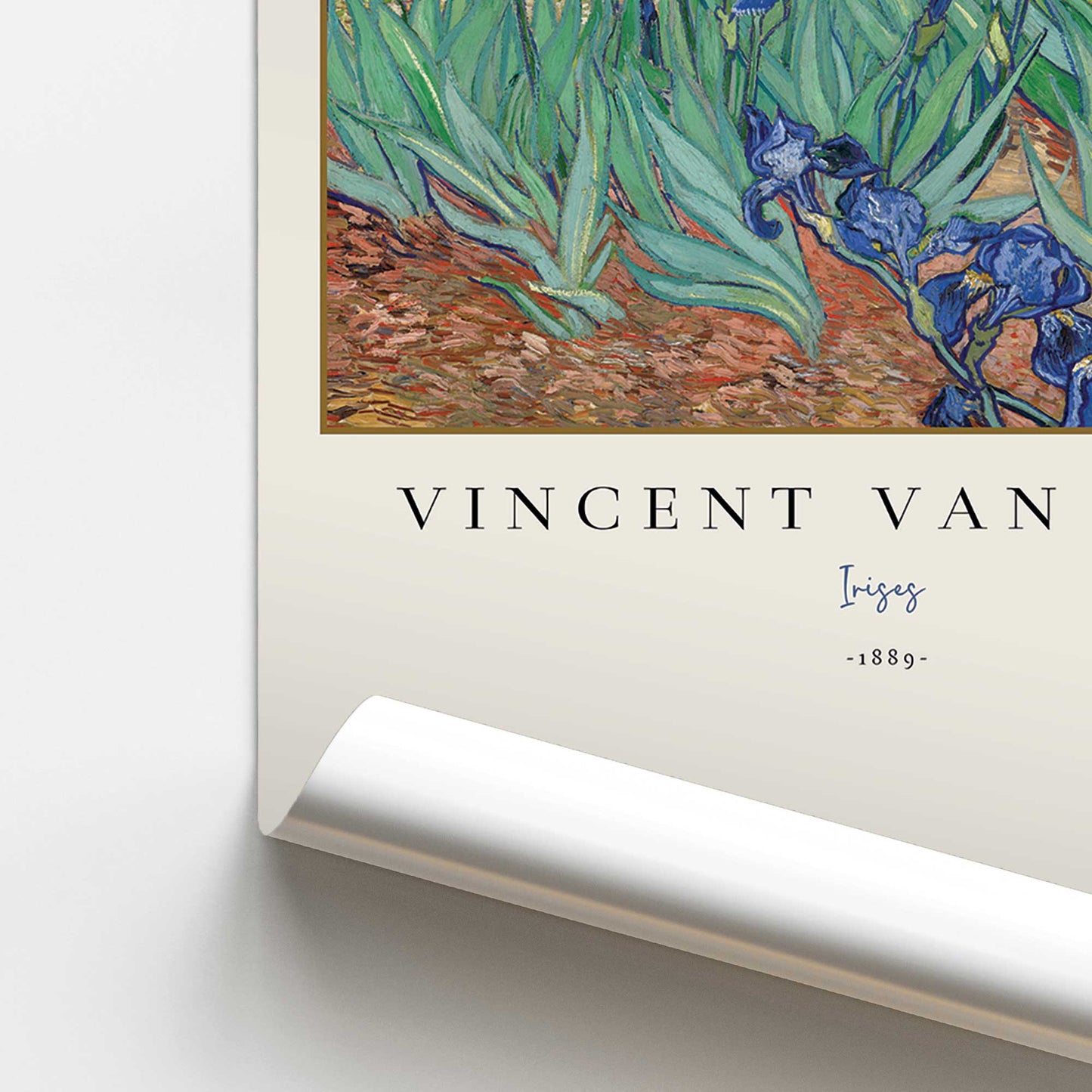 [color:Rolled Print], Picture of close up of art