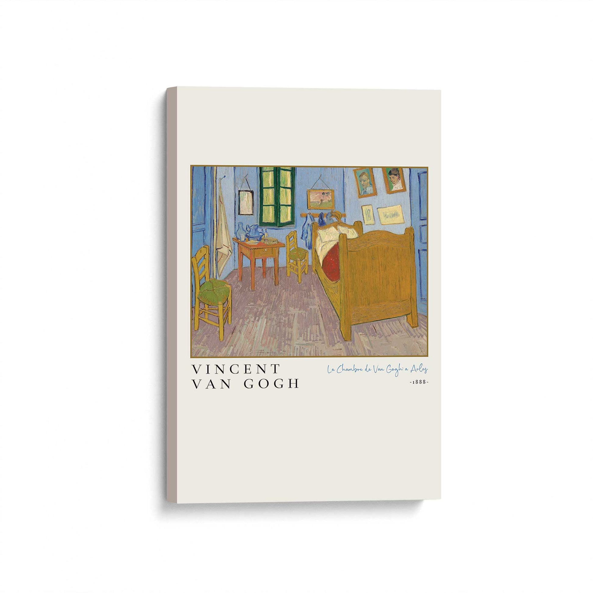 [Color:Stretched Canvas], Picture of art at an angle