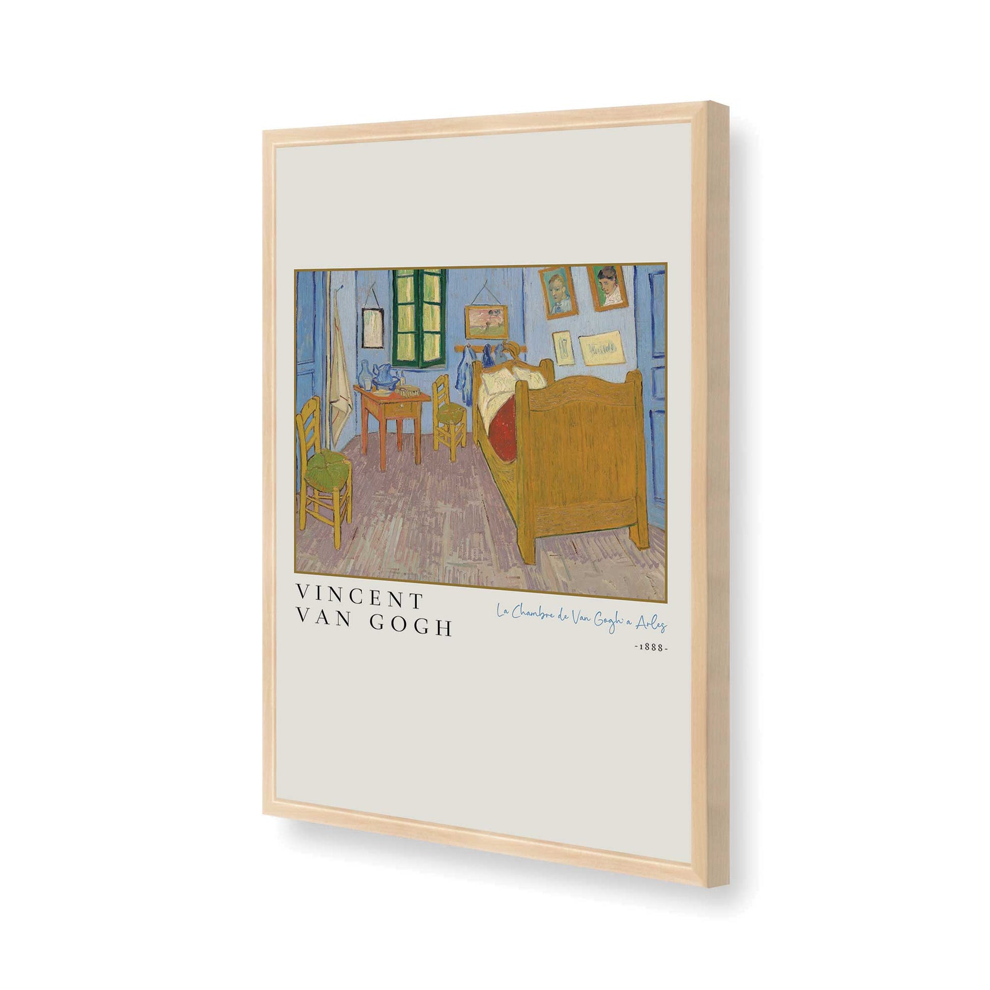 [Color:Raw Maple], Picture of art in a Raw Maple frame of the corner