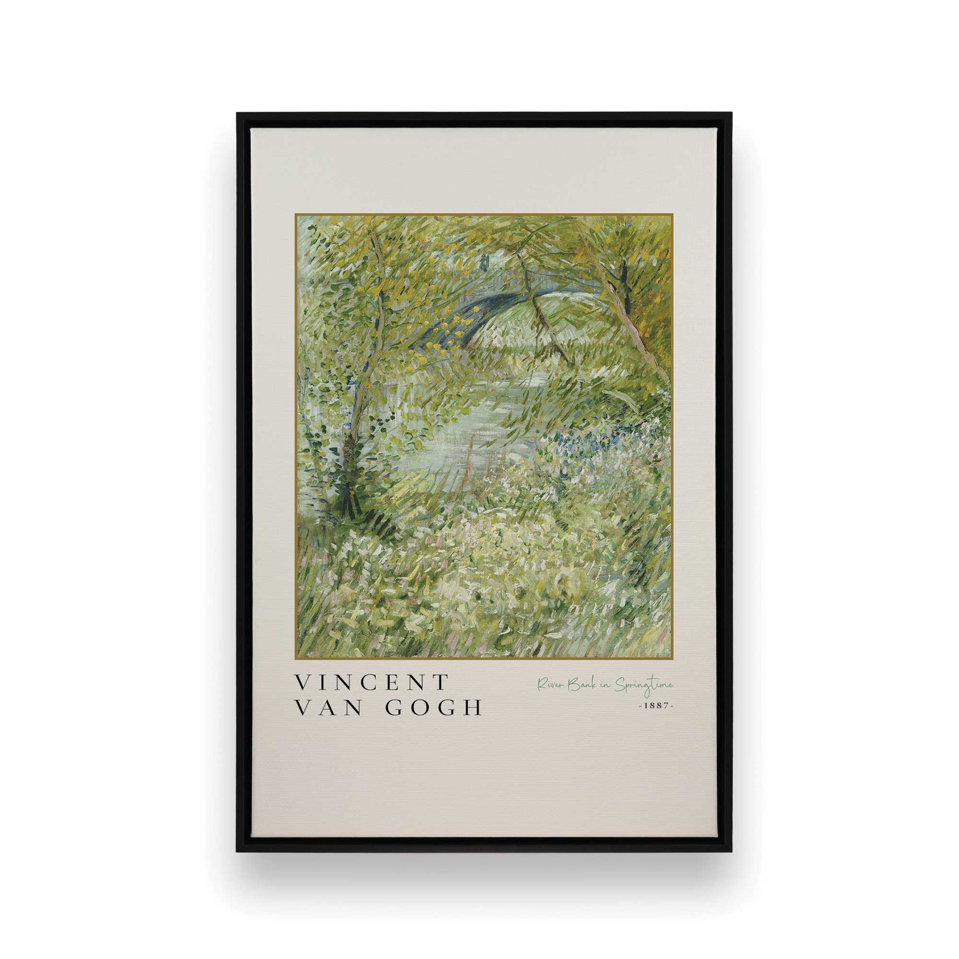 [Color:Satin Black], Picture of art in a Satin Black frame