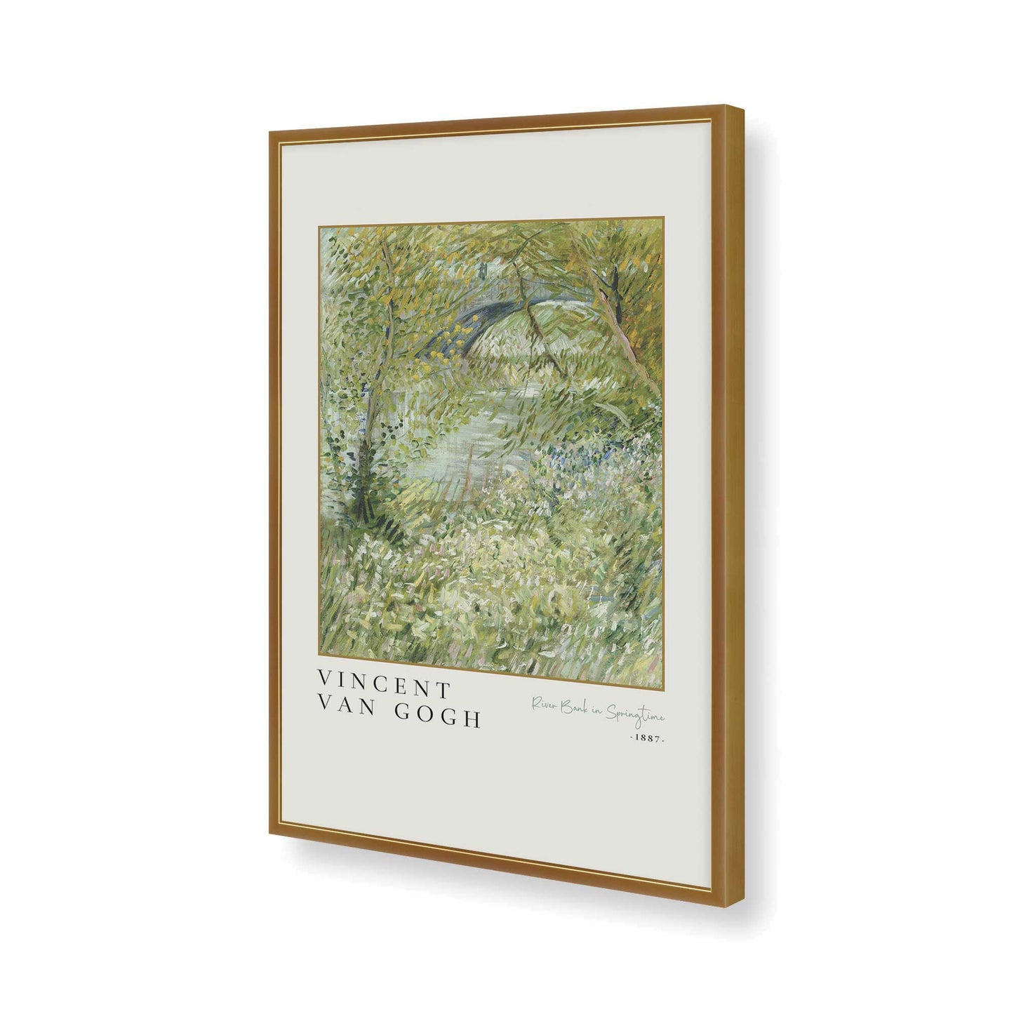 [Color:Polished Gold], Picture of art in a Polished Gold frame of the corner