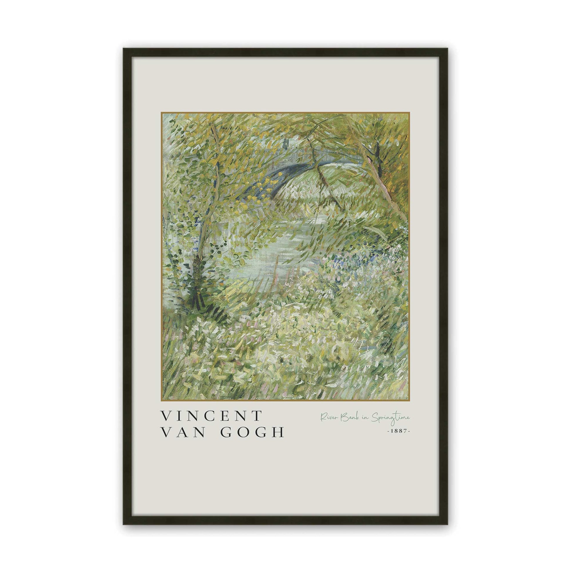 [Color:Satin Black], Picture of art in a Satin Black frame