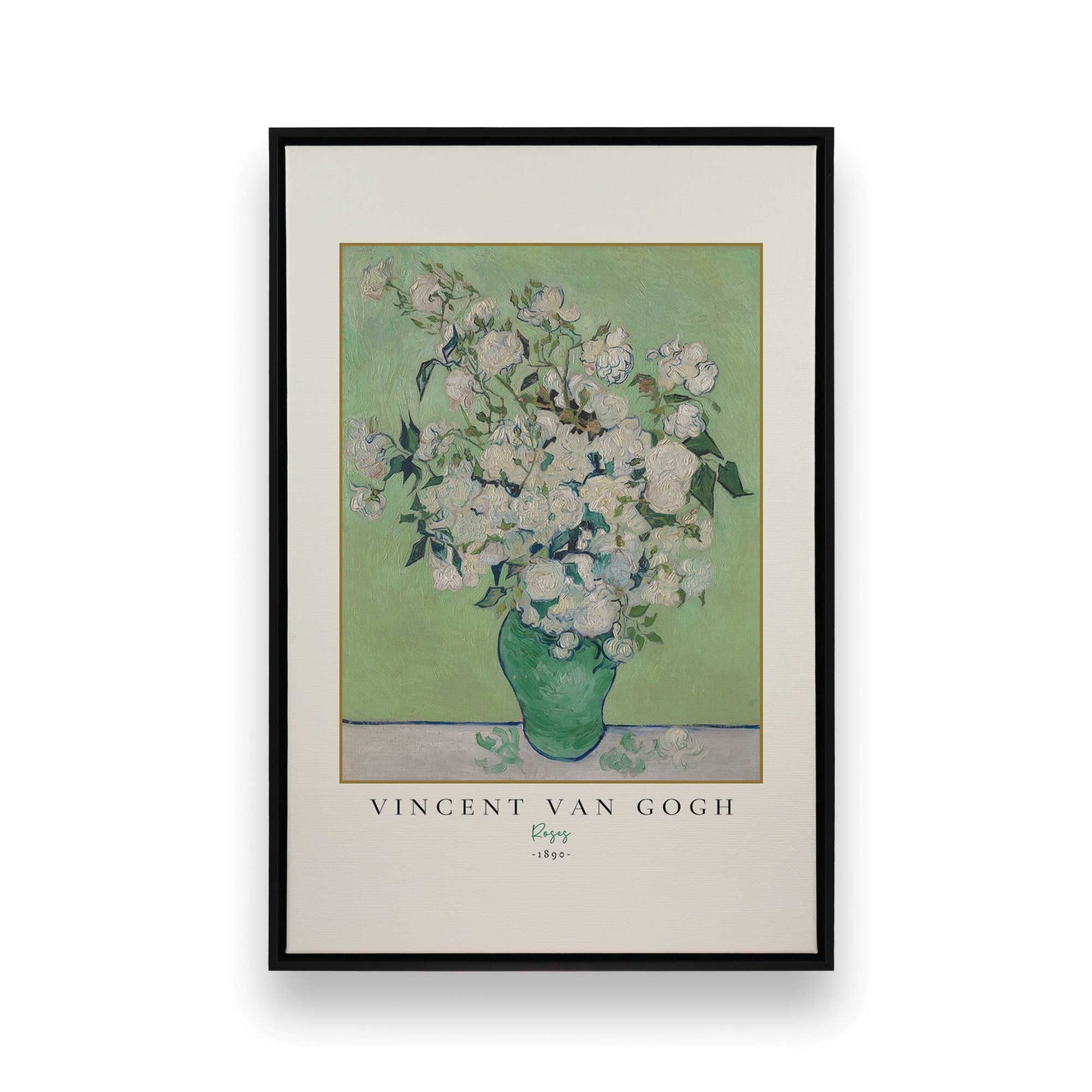 [Color:Satin Black], Picture of art in a Satin Black frame