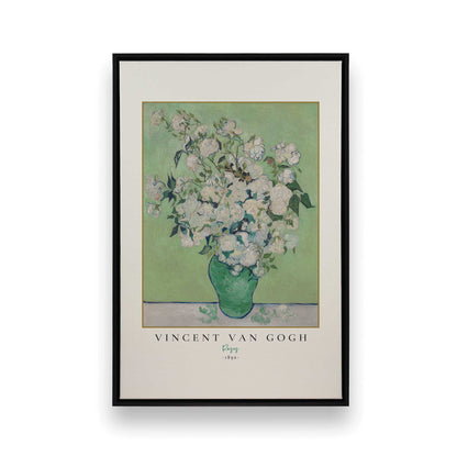 [Color:Satin Black], Picture of art in a Satin Black frame