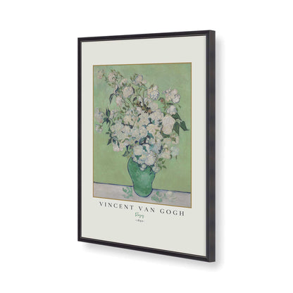 [Color:Weathered Zinc], Picture of art in a Weathered Zinc frame of the corner