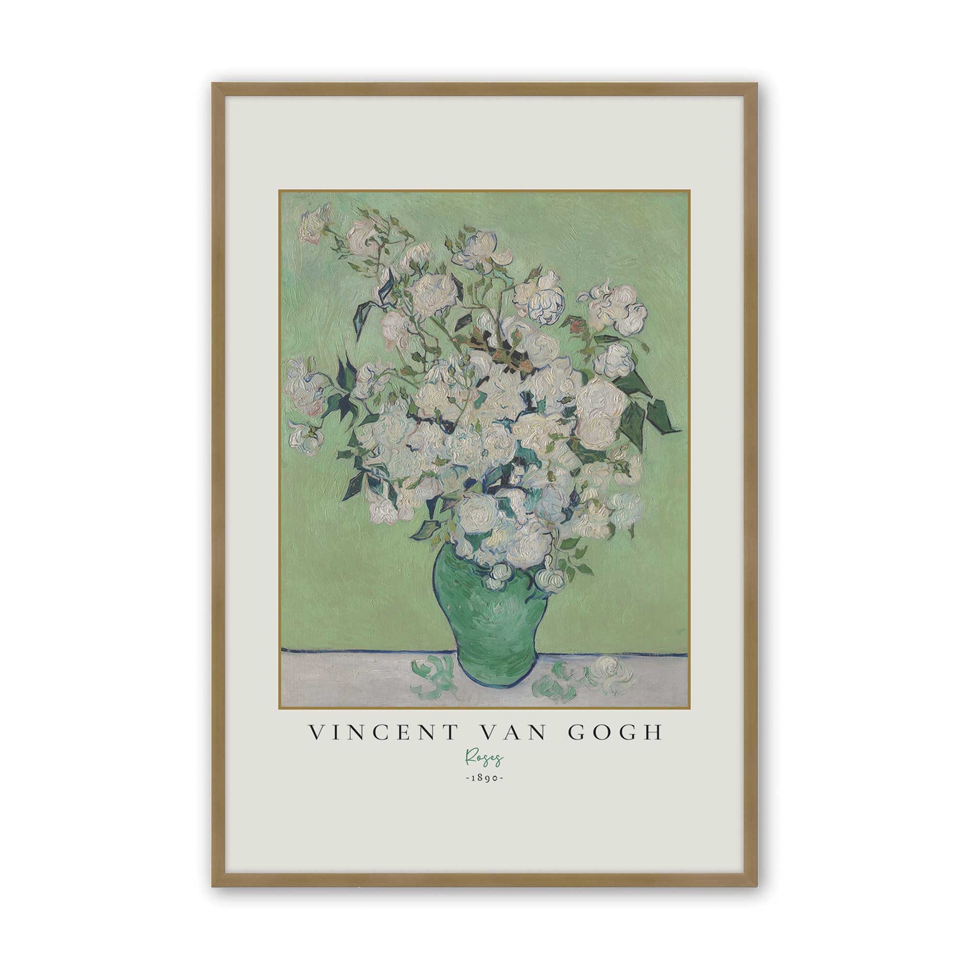 [Color:Brushed Gold], Picture of art in a Brushed Gold frame