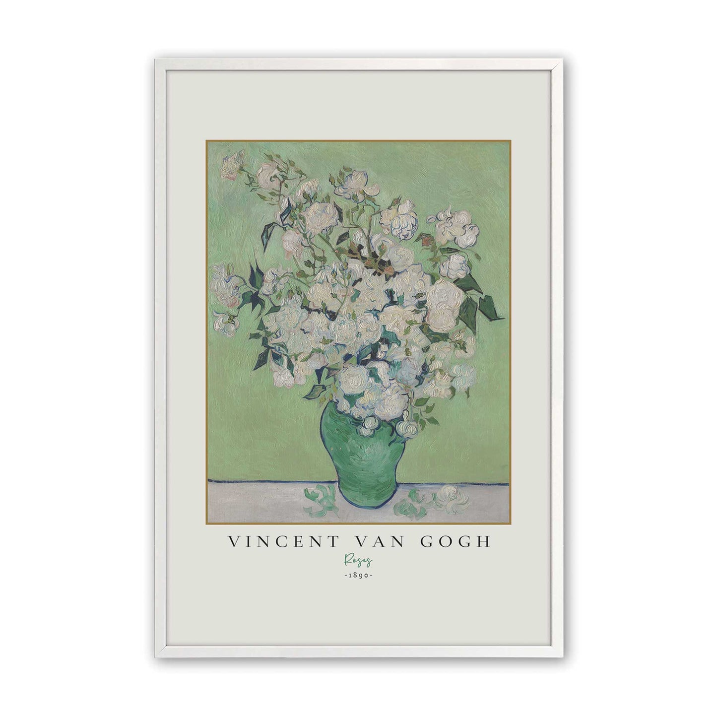[Color:Opaque White], Picture of art in a Opaque White frame