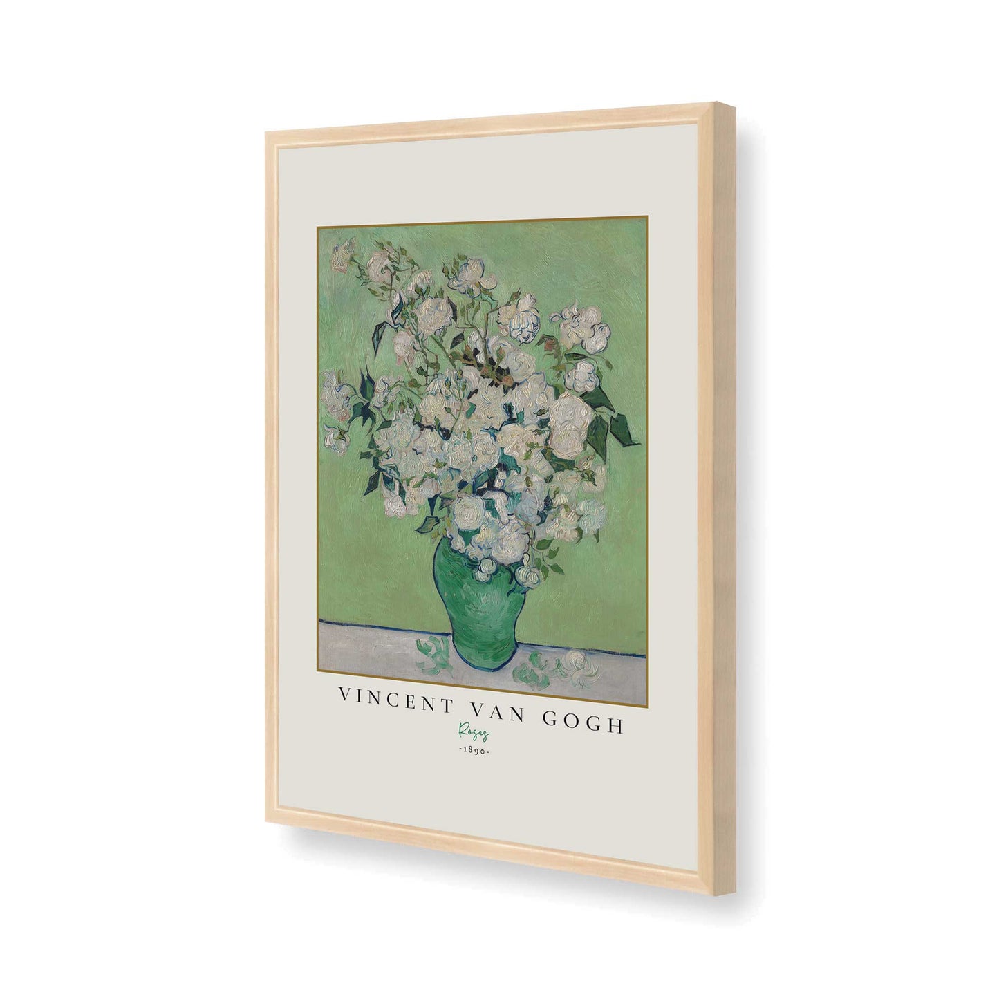 [Color:Raw Maple], Picture of art in a Raw Maple frame of the corner