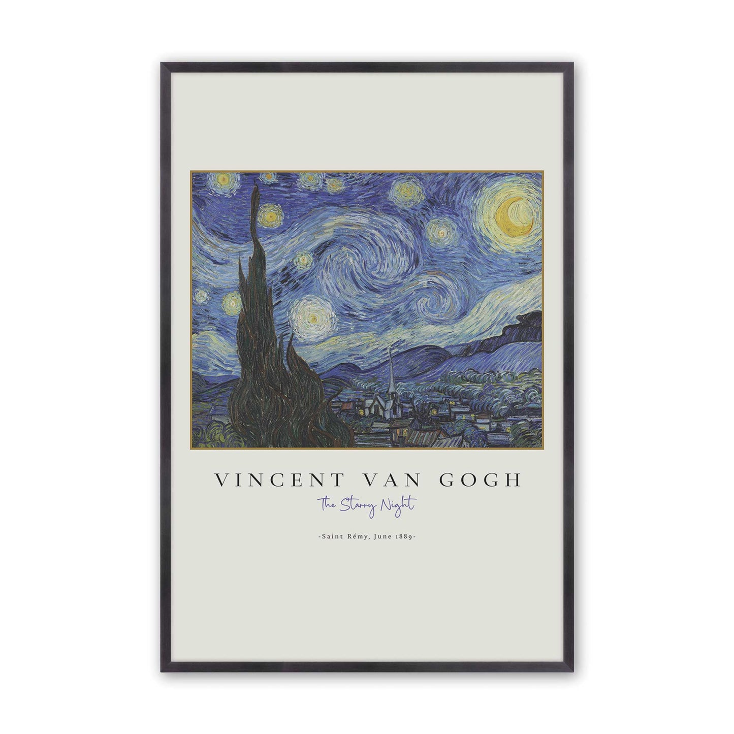 [Color:Weathered Zinc], Picture of art in a Weathered Zinc frame