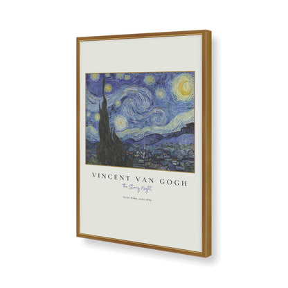 [Color:Polished Gold], Picture of art in a Polished Gold frame of the corner