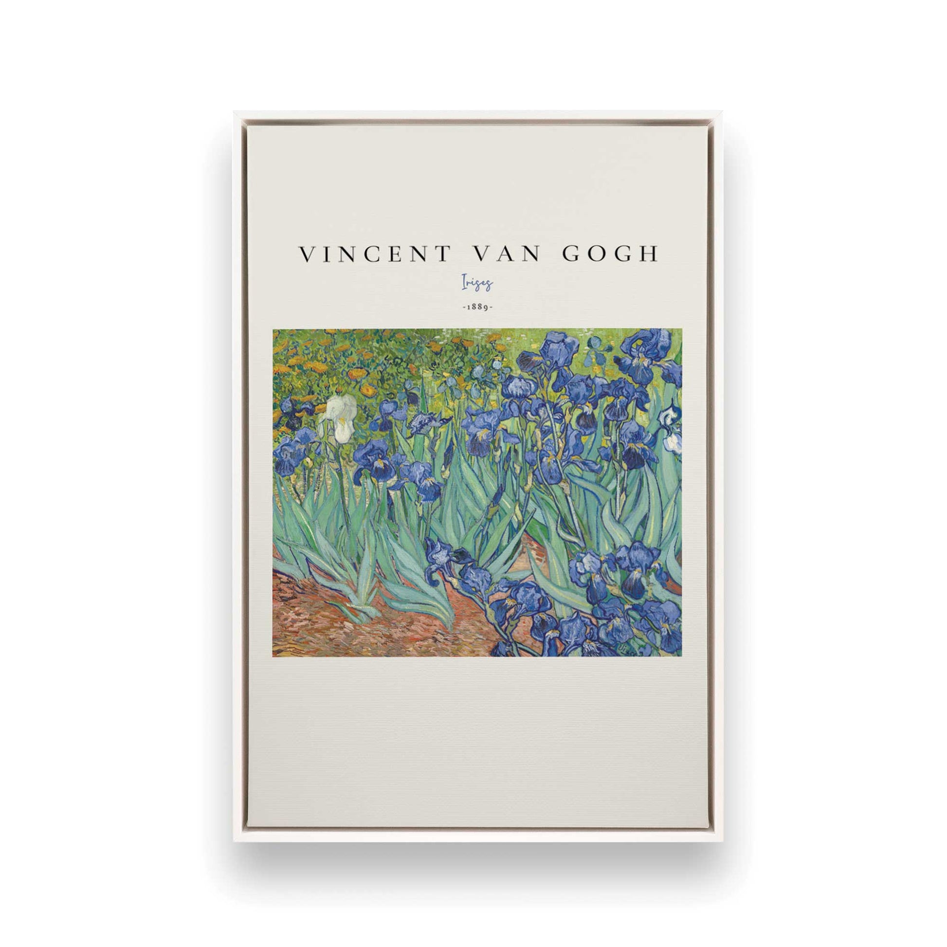 [Color:Opaque White], Picture of art in a White frame
