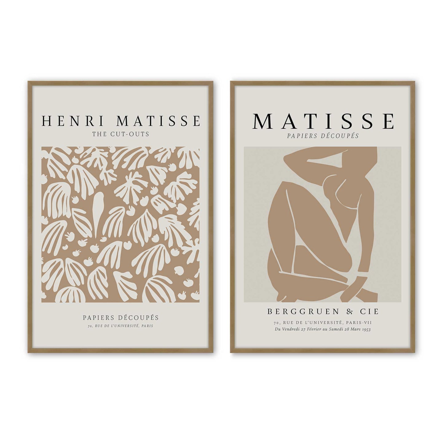 [Color:Brushed Gold], Picture of art in a Brushed Gold frame