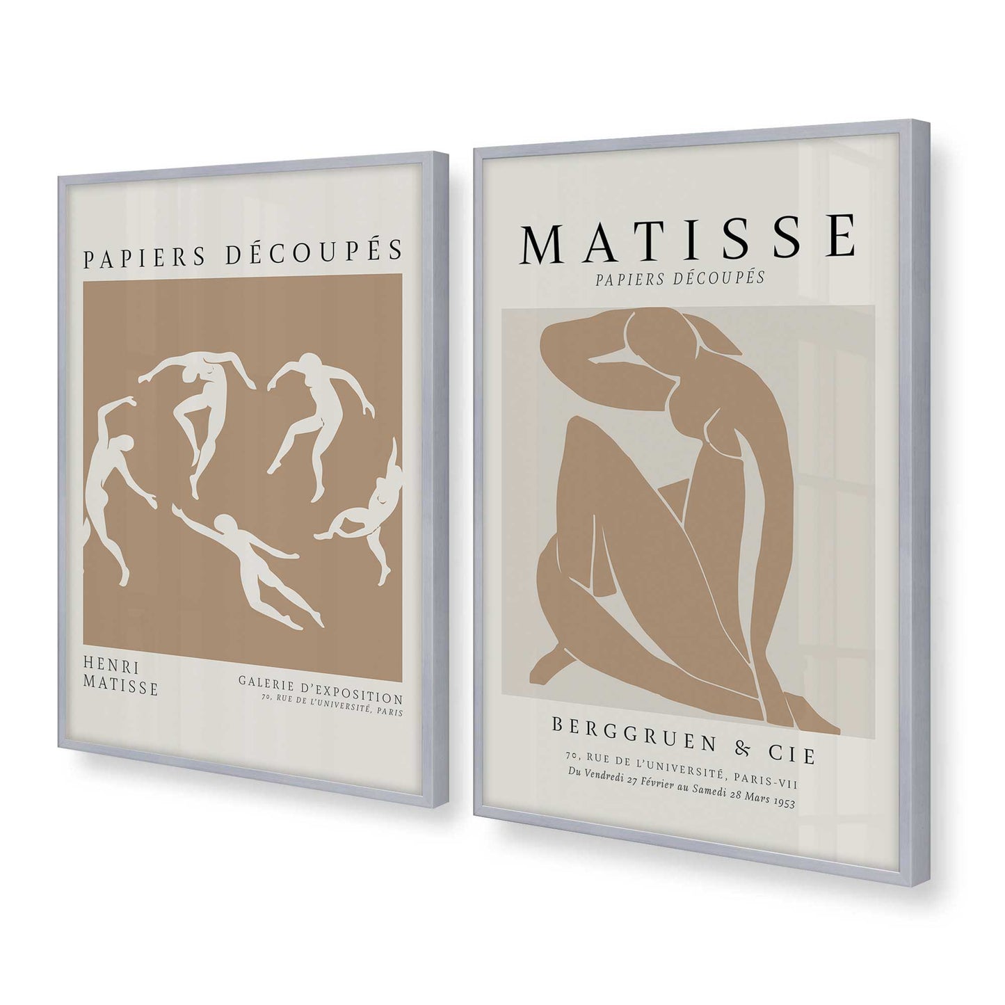 [Color:Polished Chrome], Picture of art in a Polished Chrome frame at an angle