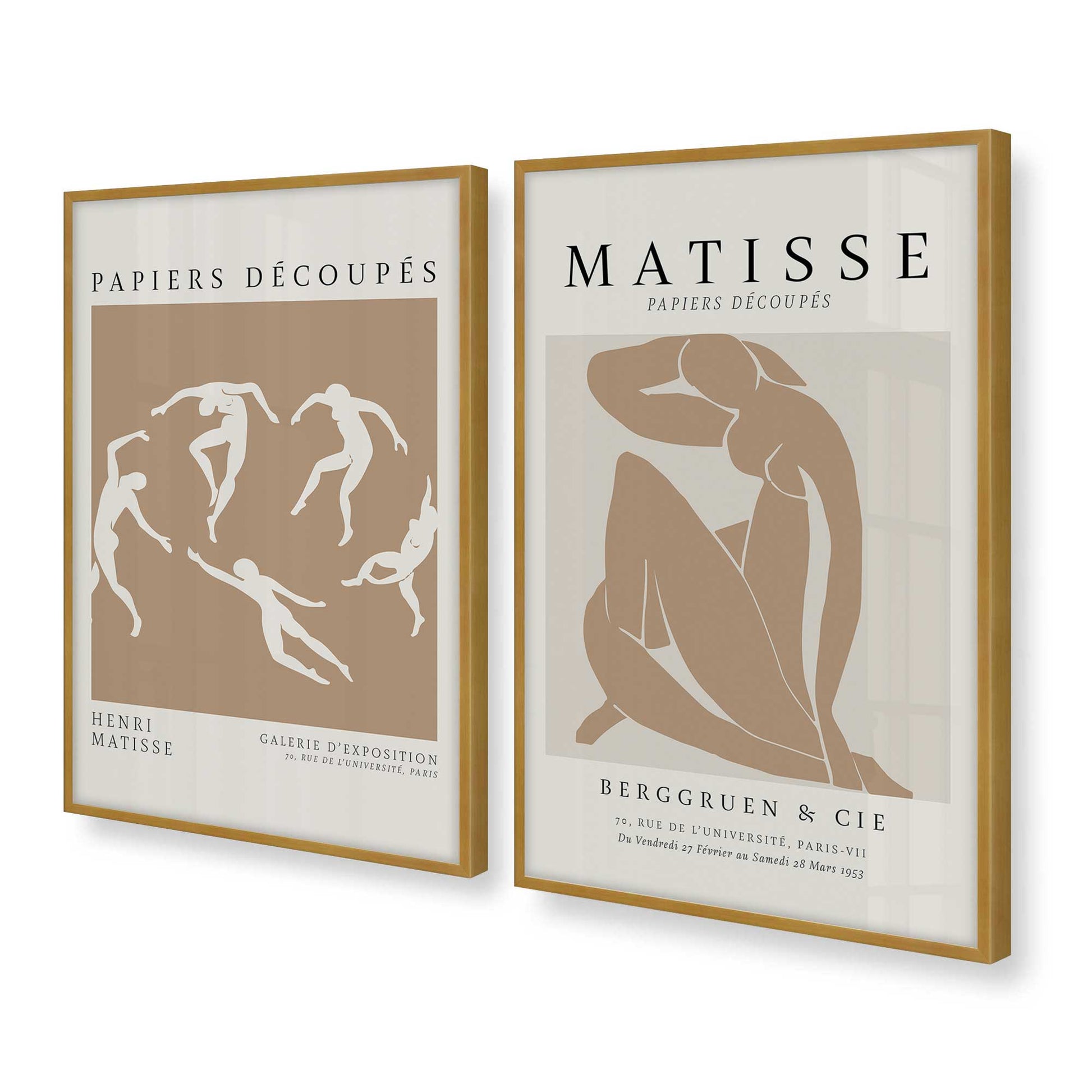 [Color:Polished Gold], Picture of art in a Polished Gold frame at an angle